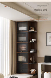 Bay Window Storage Cabinet with Drawers – Multi-Purpose Bedroom, Balcony & Living Room Organizer